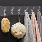 Transparent Six Hook Patti of 3 Sets